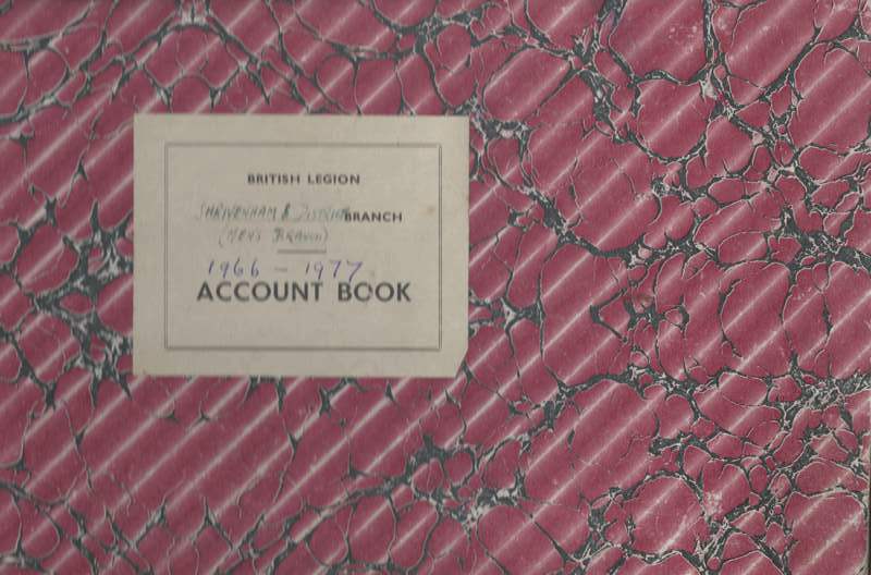 Royal British Legion Accounts Books