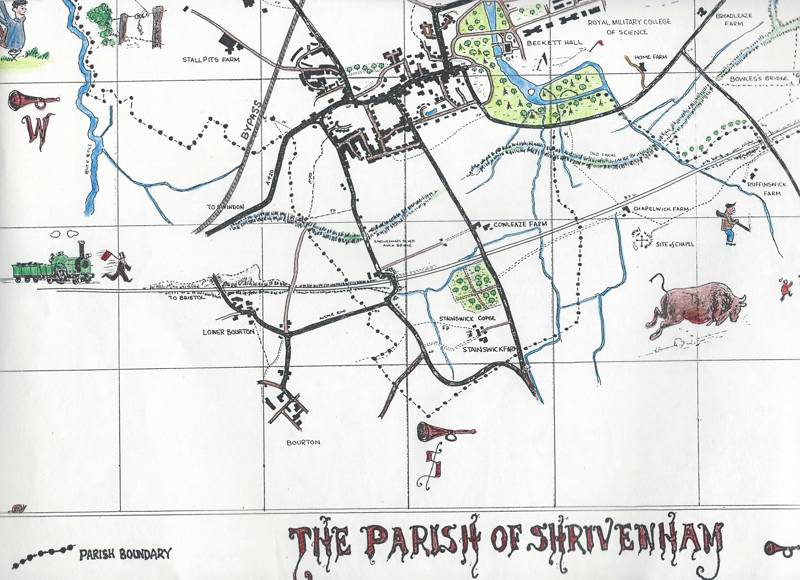 A part of Roy Selwood's coloured map 
