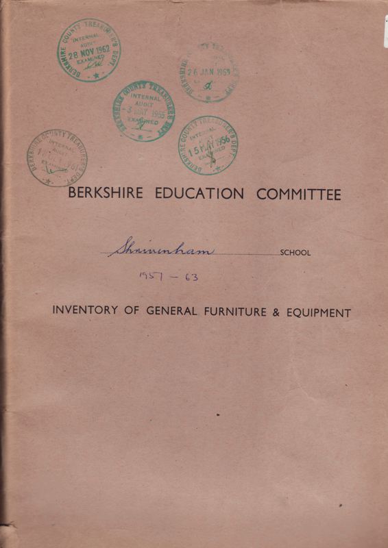 Front cover of the file