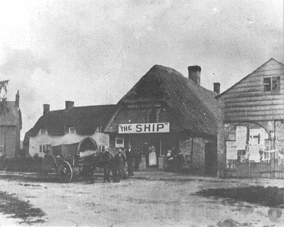 Photo of the Ship Inn circa 1905, courtesy of Paul Williams