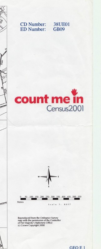 Coleshill Census Map  2001