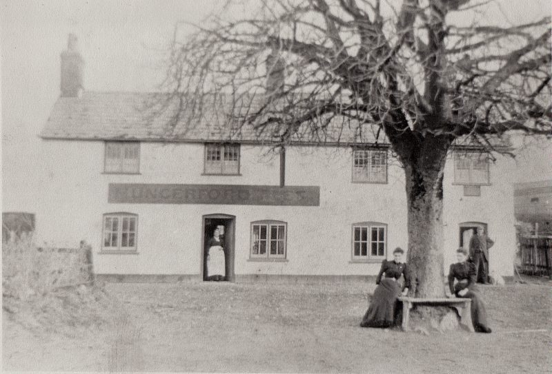 The Shepherd's Rest circa 1900. It is generally thought that the left half of the range shown above is the original Inn
