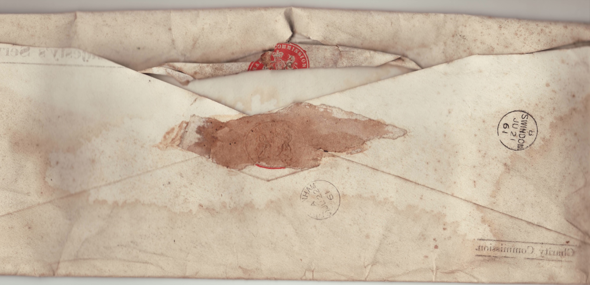 Envelope from 1861 side 2
