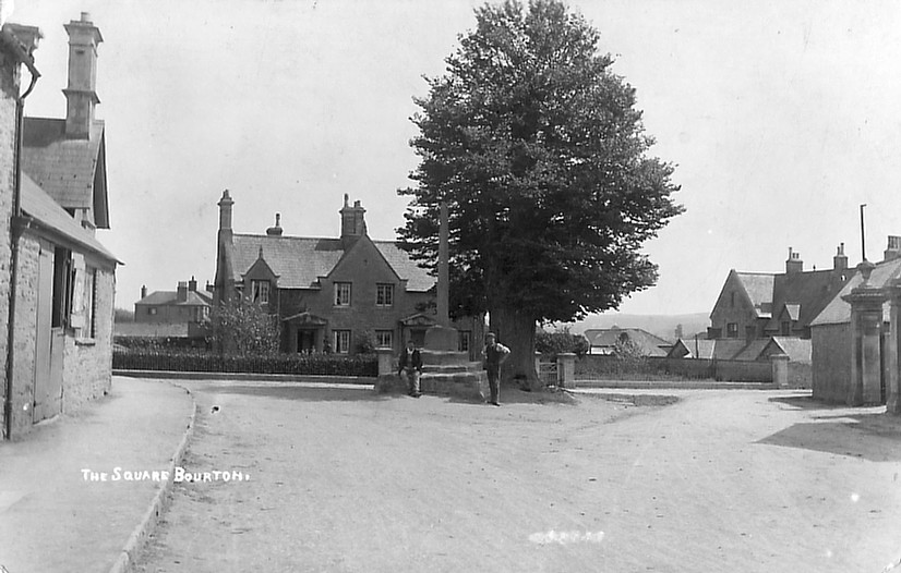 Bourton Square from 1910. Photo courtesy of Paul Williams