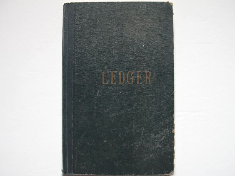 Memorial Hall Ledger of Lettings Account Book 