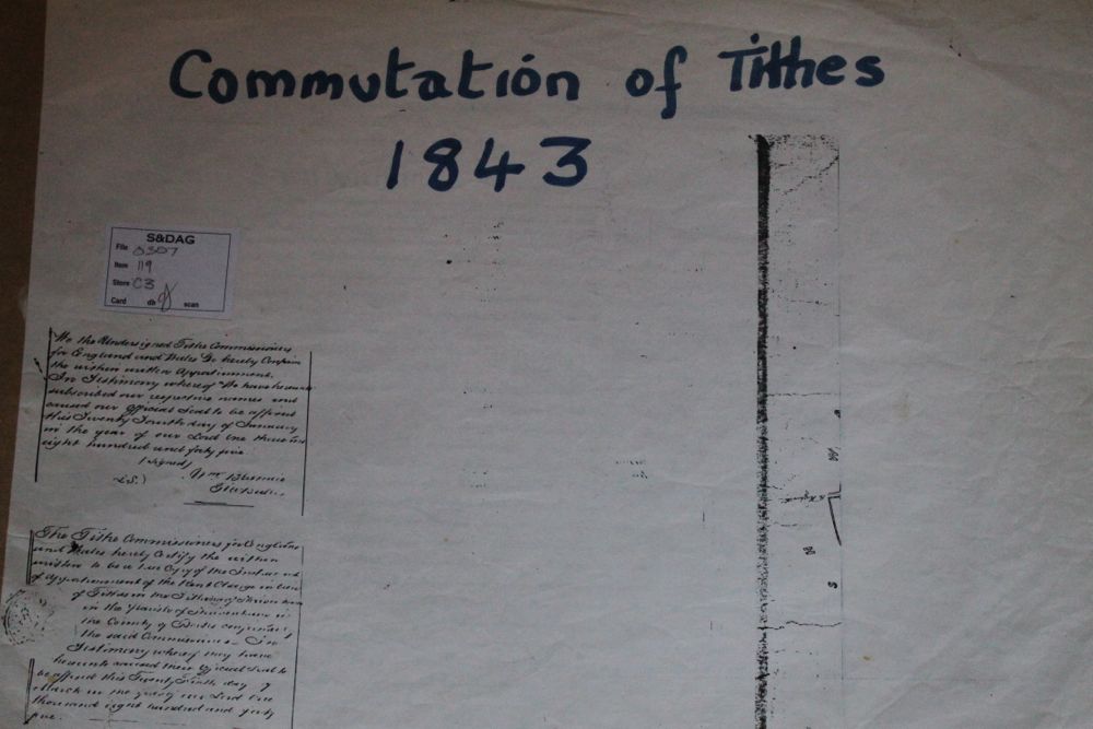 Commutation of Tithes Shrivenham 1843