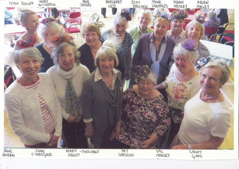 A gathering of the ladies of the Shrivenham WI