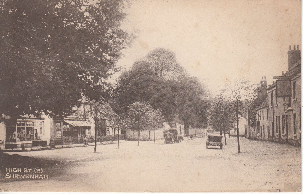 Shrivenham High street, around the time of Mrs Knapp's death. Photo courtesy of Paul Williams