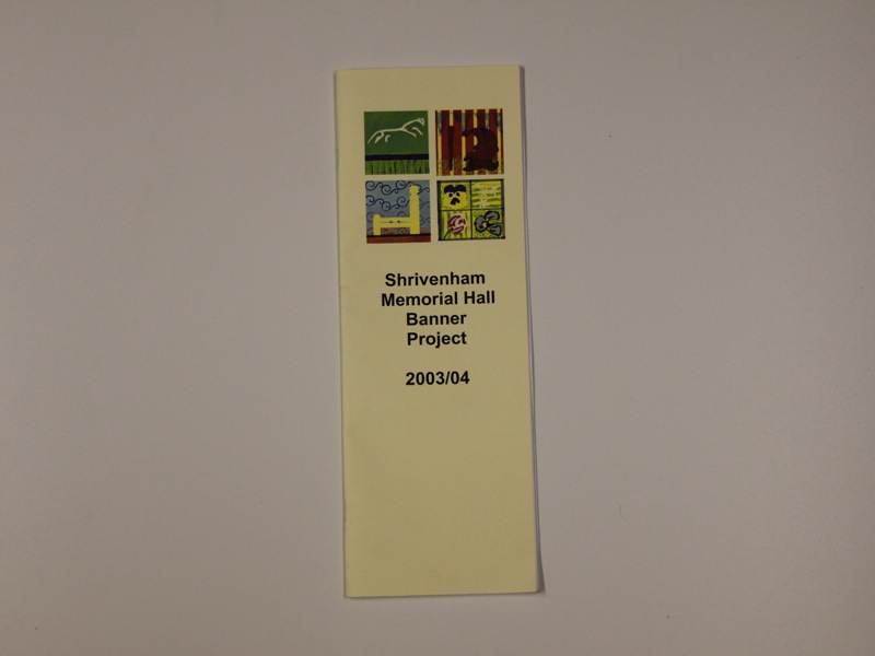 Shrivenham Memorial Hall Banner Project 2003/04 pamphlet