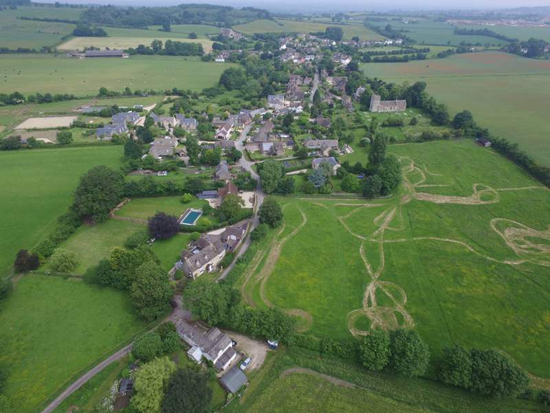 The church of St Giles in the village of Great Coxwell. Photo by Neil B. Maw