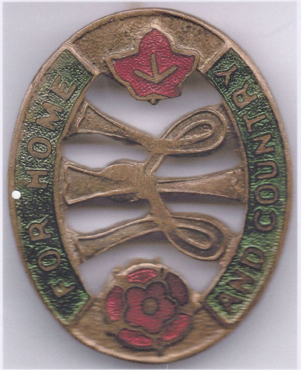 Photo of an original badge/logo courtesy of Judy Raschen