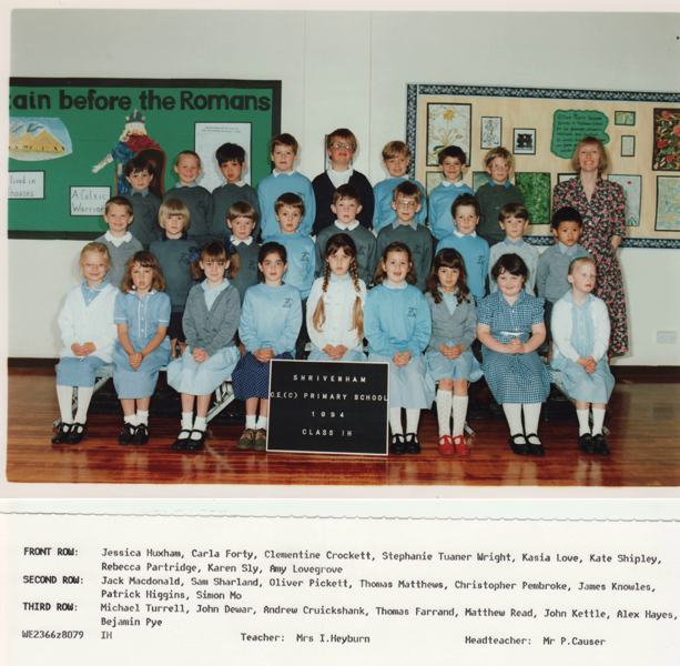 Shrivenham School Class IH from 1994