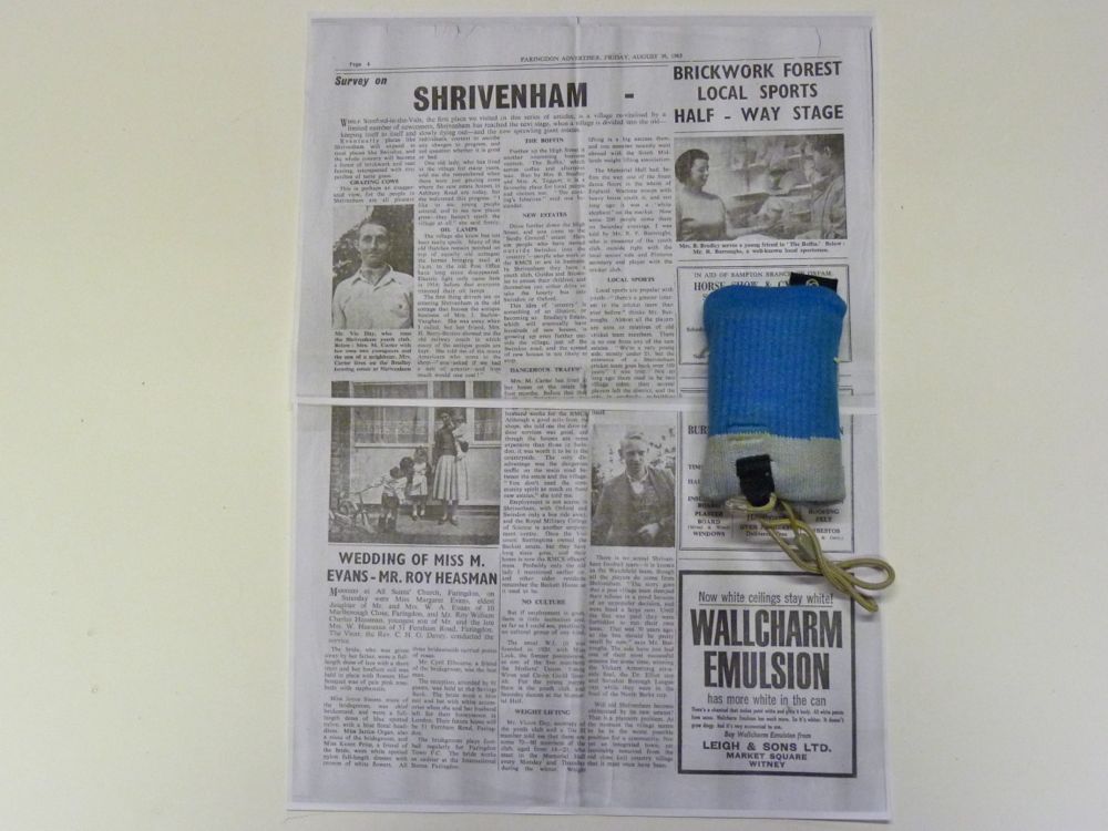 Survey on Shrivenham from Faringdon Advertiser 1963