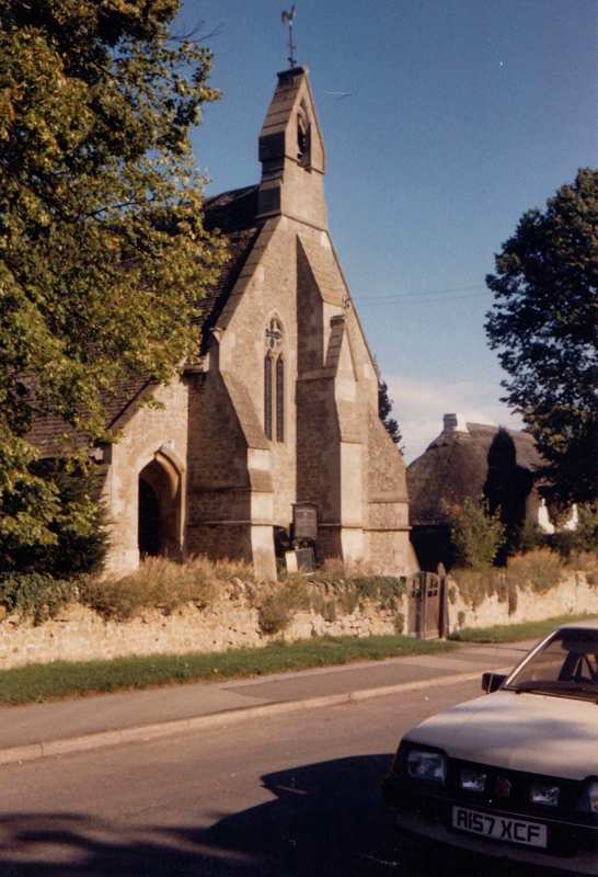Colour photo of St Thomas' Church at Watchfield 