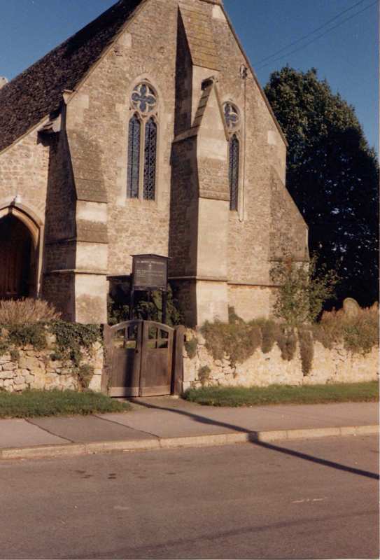 Colour photo of St Thomas' Church at Watchfield 