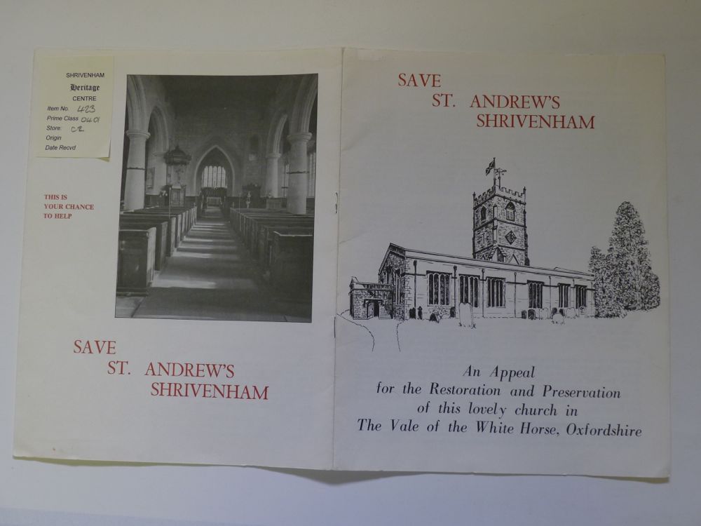 Save St Andrew's Church leaflet