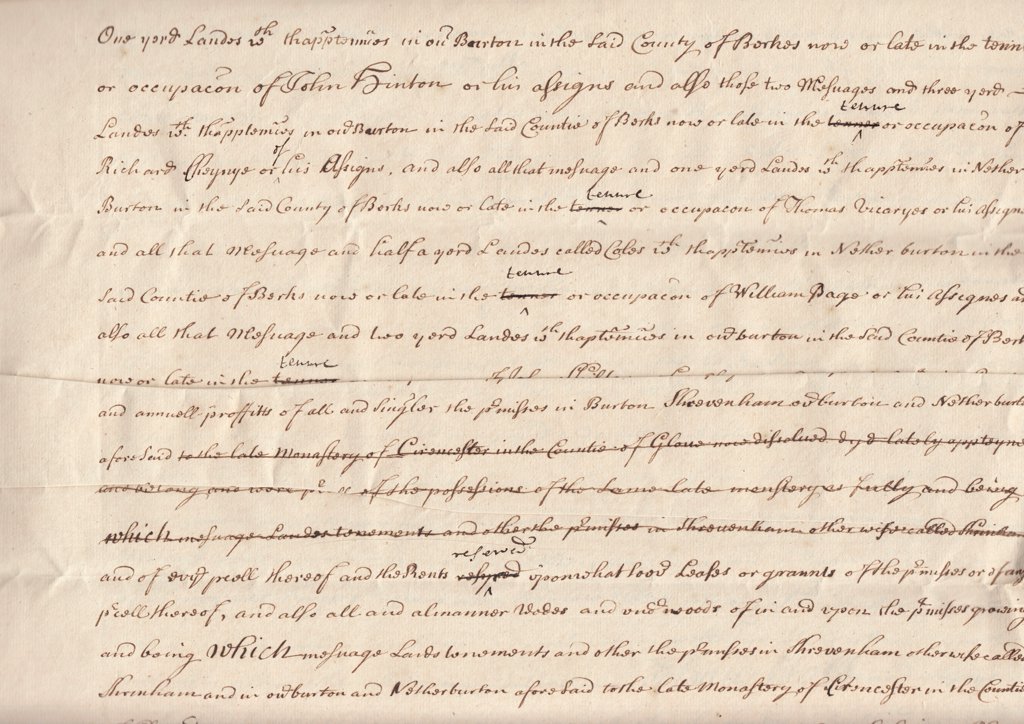 An extract from the Indenture