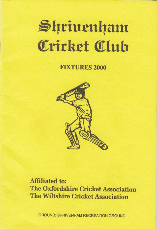 Front cover of the Fixture Booklet