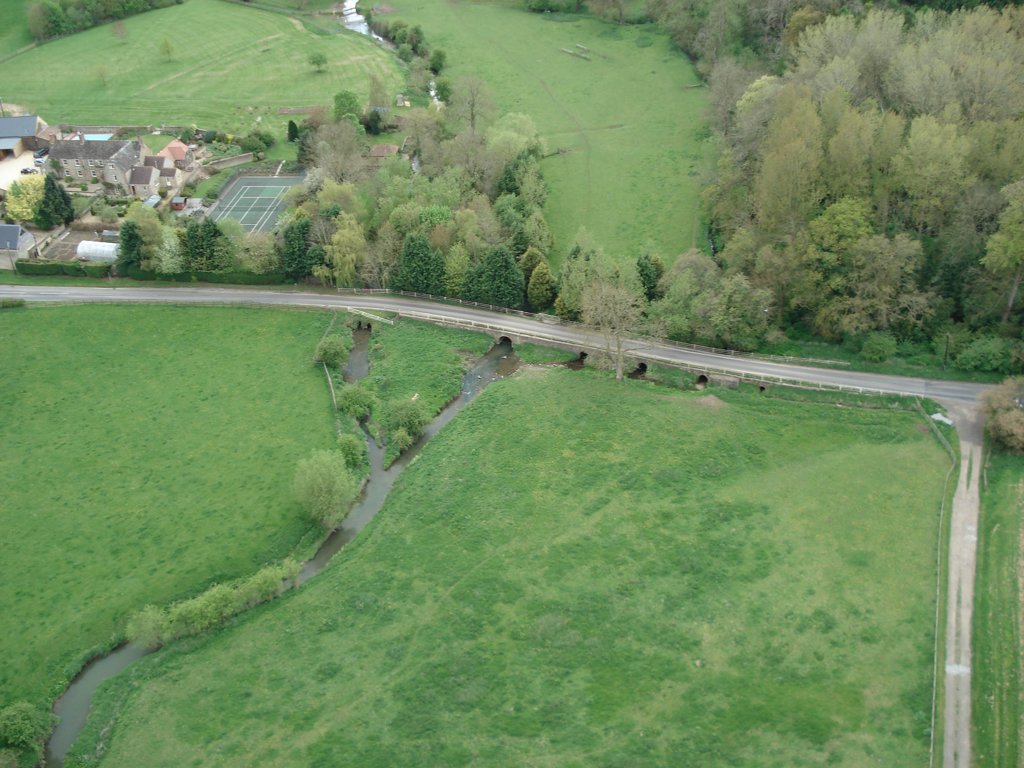 The bridge that goes over the river by the site of Fryars Mill. Photo by Neil B. Maw