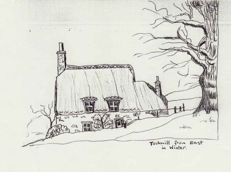 View of Tuckmill Cottage viewed from the east by artist unknown