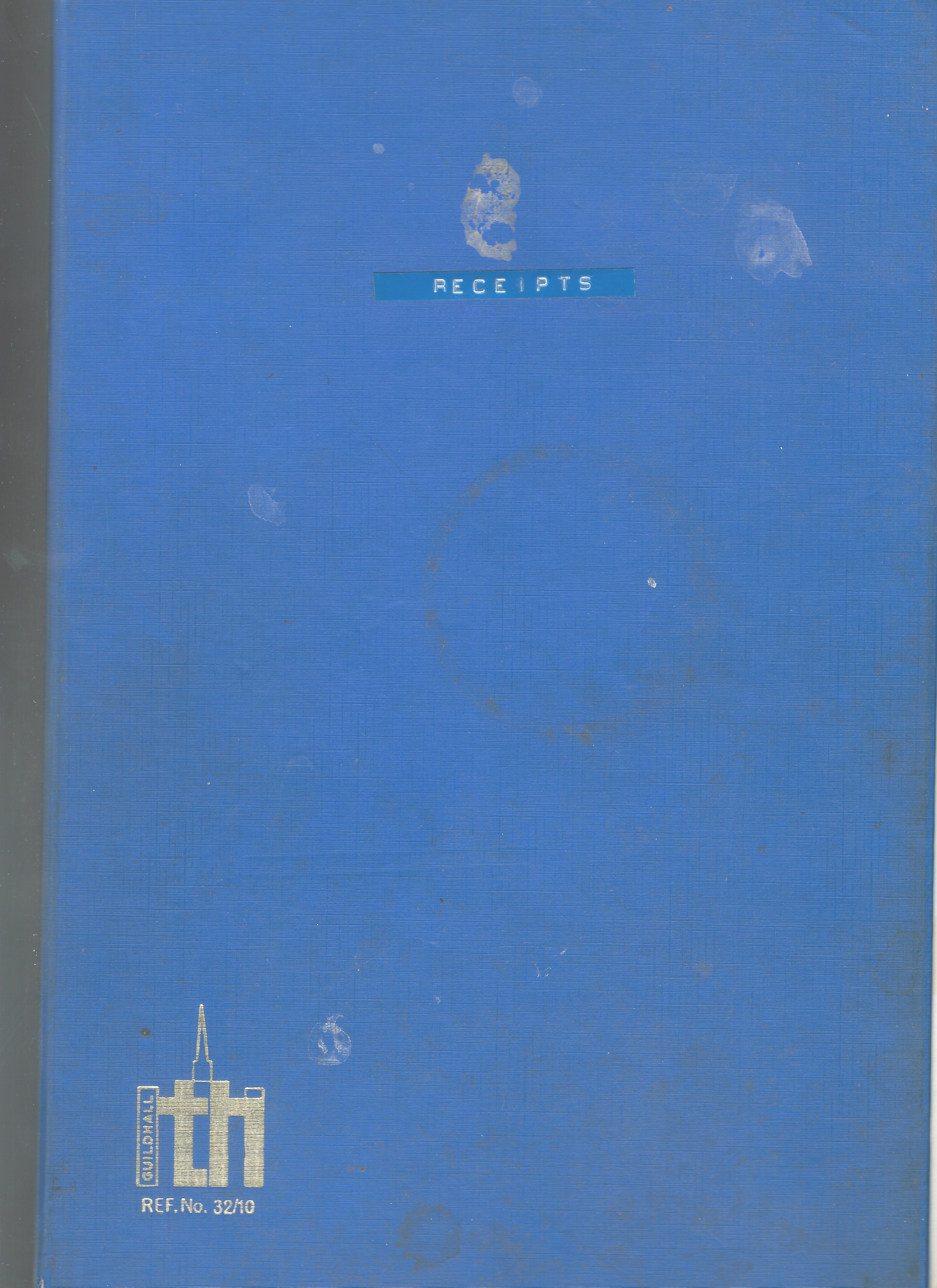 Front cover of Receipt Book
