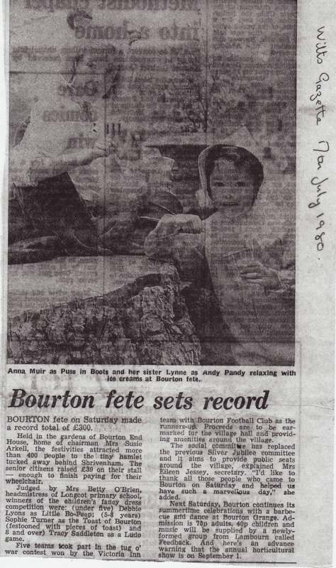 Bourton Fete Success