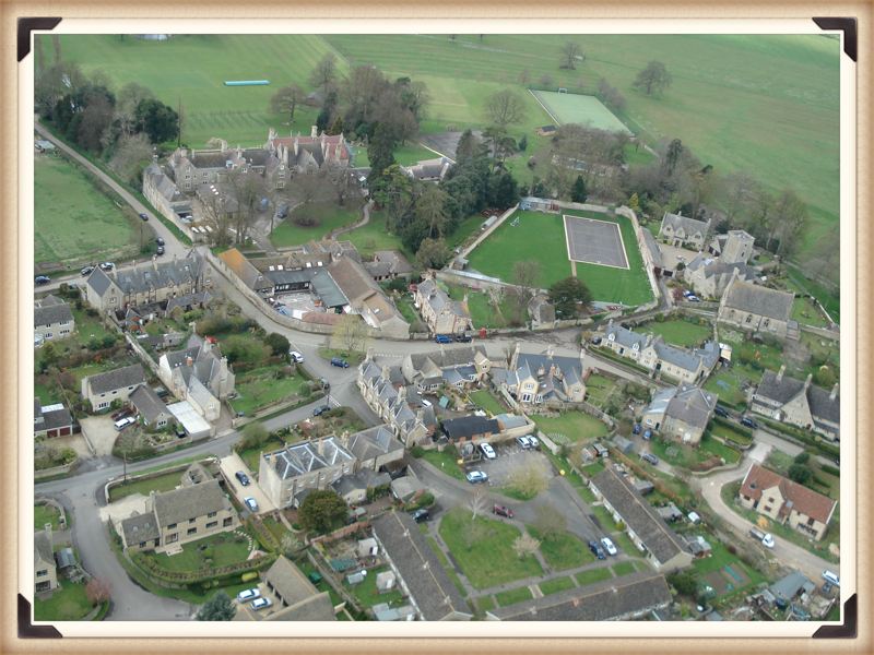 The centre of Bourton village. Photo by Neil B. Maw