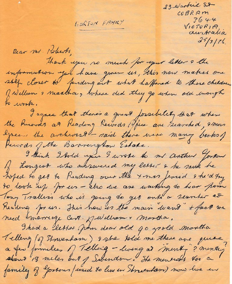 The first page of one of the letters. See the PDF file