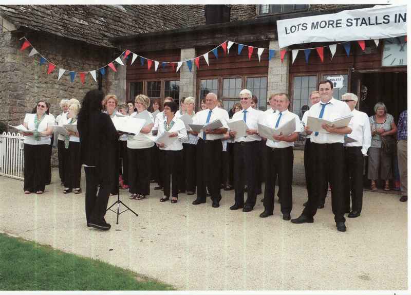 Performing at Shrivenham Fete in 2013