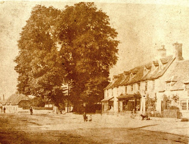 The property range as they were circa 1900. Photo courtesy of Shrivenham Heritage Society