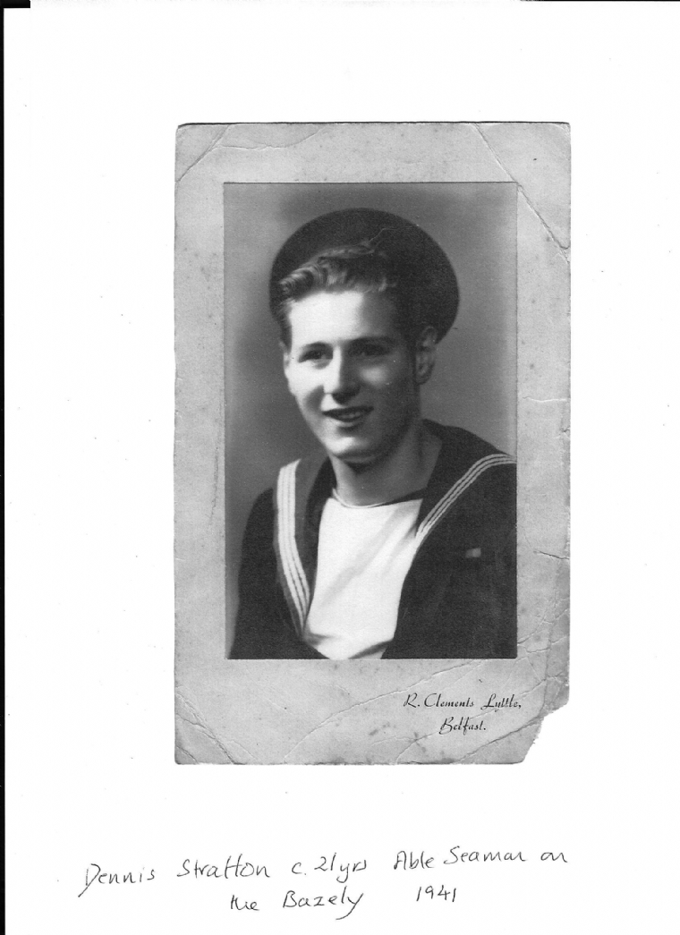 Dennis Stratton as a young seaman