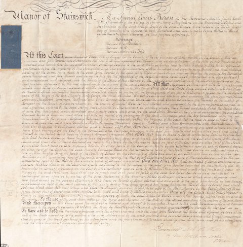 The main document - original parchment