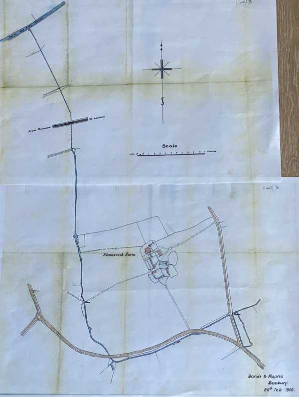 The map that was produced for the Enquiry held in 1900