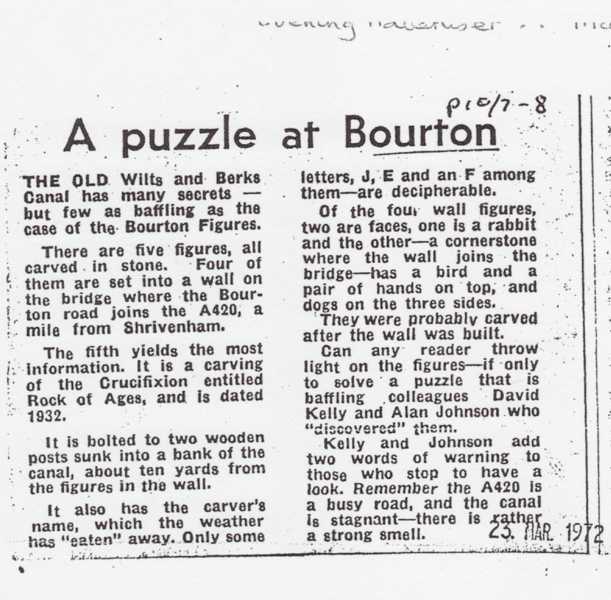 Newspaper article asking for information