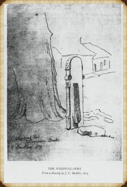 The drawing by J.C. Buckler in 1811