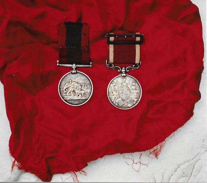 William Newman's Long Service & Good Conduct medals 