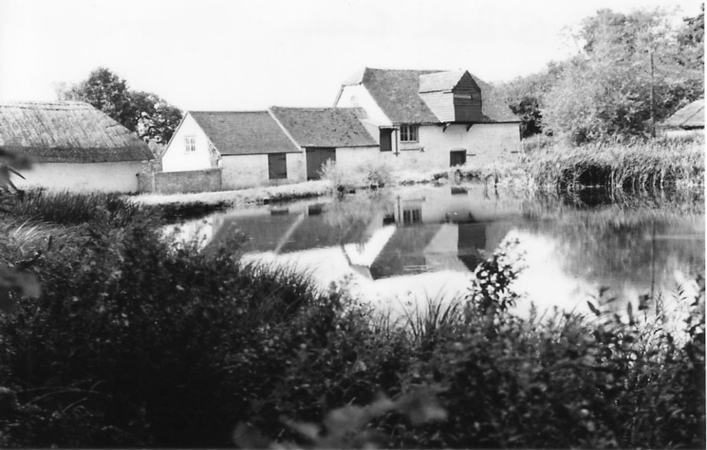 Upper Mill Kingston Winslow - Ashbury view from across the Mill Pond circa 1930s. Photo courtesy of Paul Williams