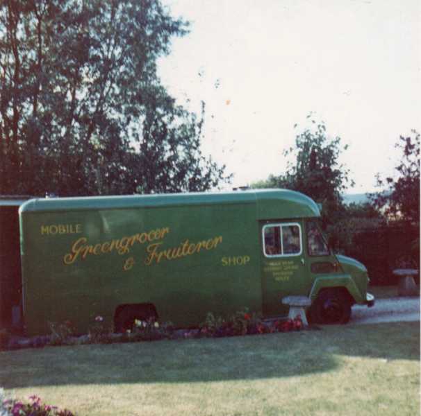 M & J Bean motorised delivery van in the 1960s