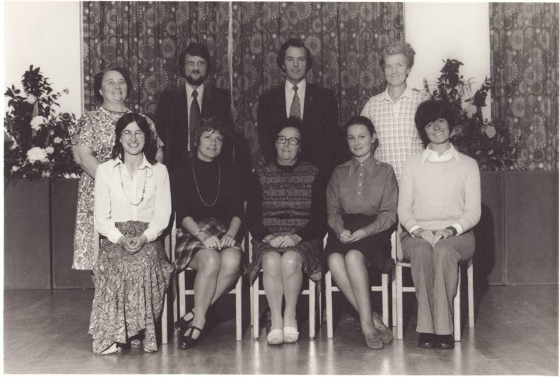 School staff - circa 1975
