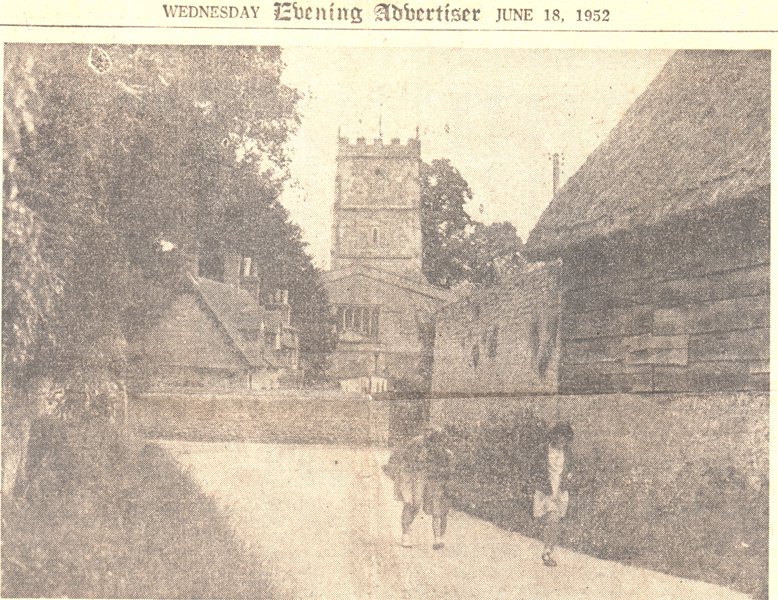 Photo from Manor Lane at the back of the old school