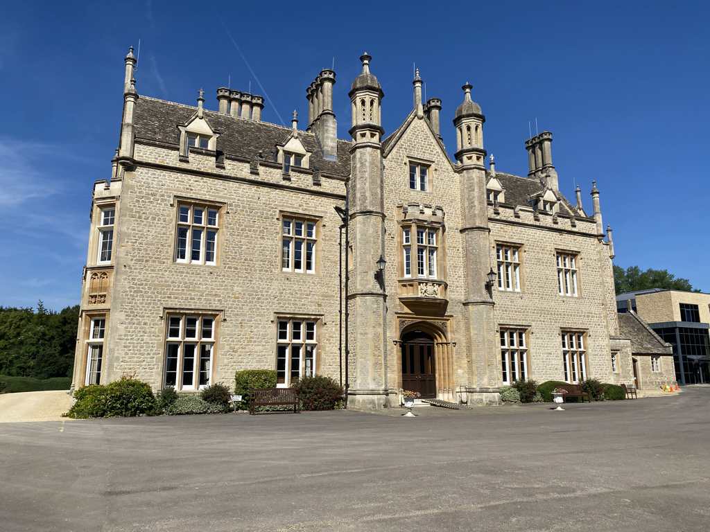 The formal front of Beckett House