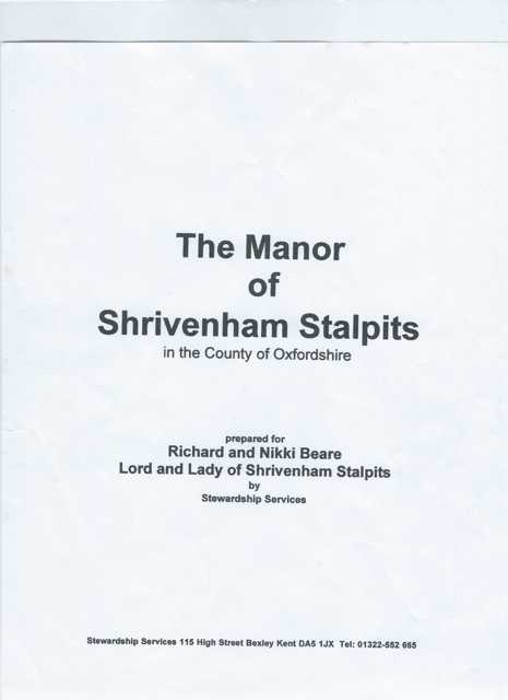 The history of Stallpits Manor according to Stewardship Services