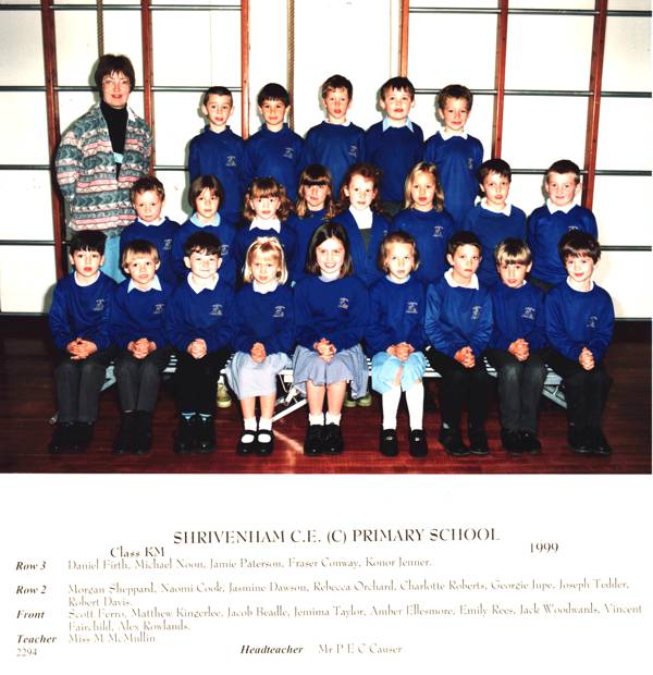 Shrivenham School Class KM fro 1999