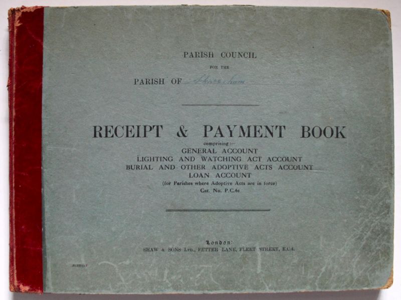 Account of Receipt and Payments Book