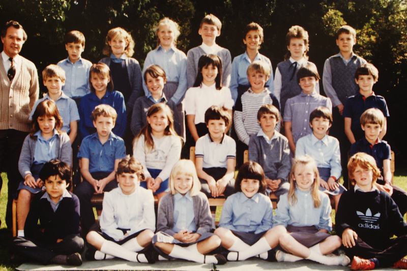 Shrivenham School class from 1980