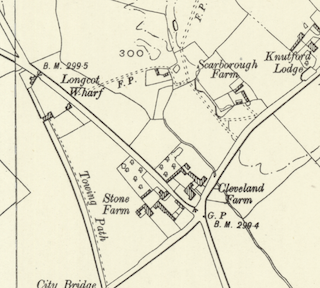 The location of Cleveland Farm at Longcott