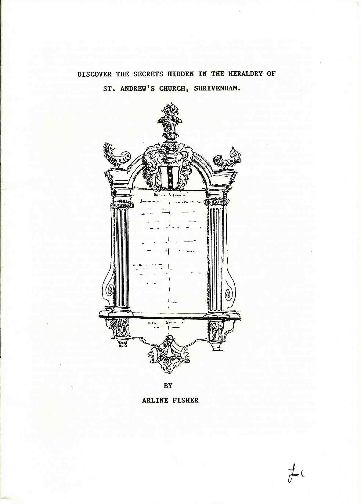Front cover of the booklet