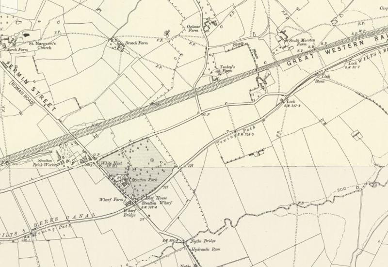 Map circa 1900 showing that the farm was not there at that time. Clip courtesy of National Library of Scotland