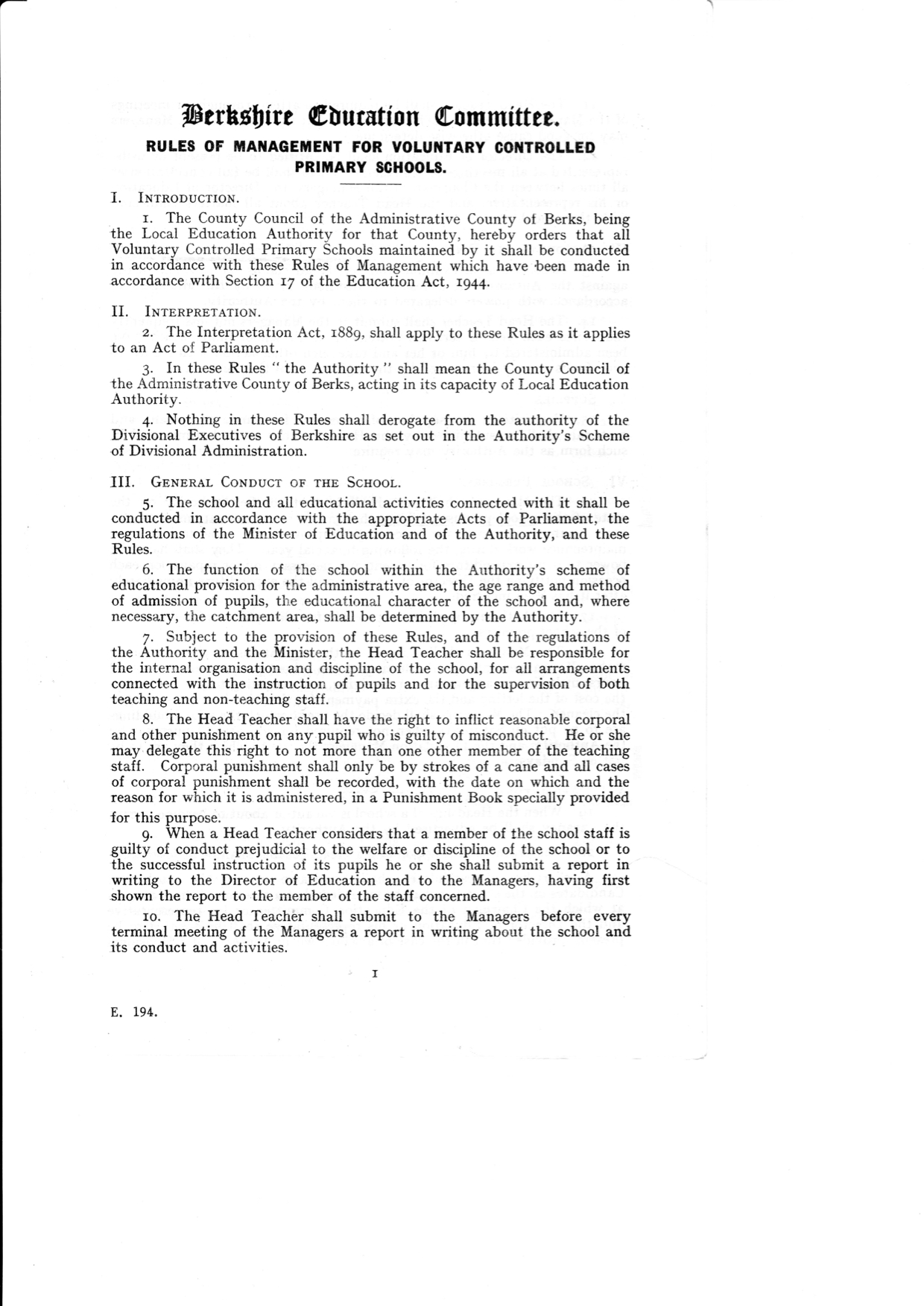 First page of the document