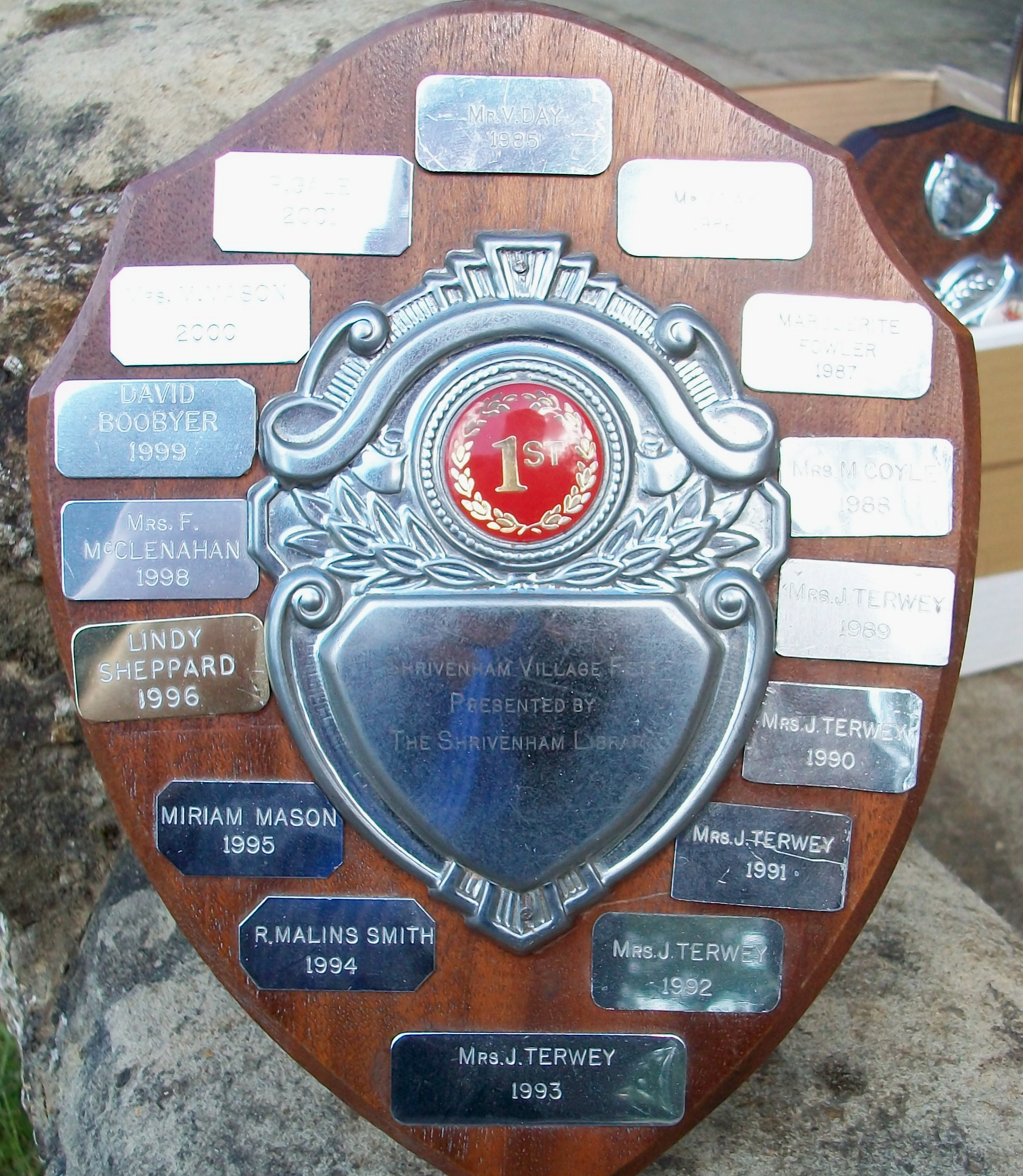 Shrivenham Library trophy